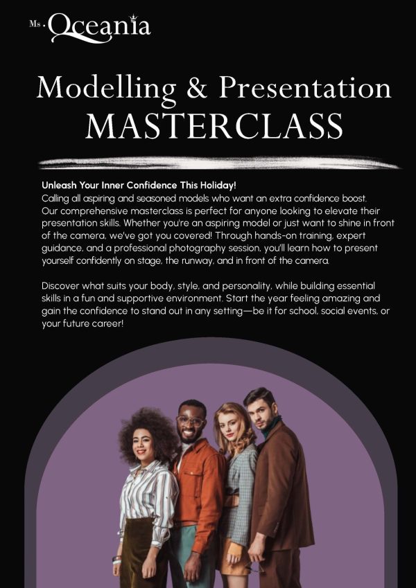 Modelling and Presentation Masterclass - 19 and 20 September 2025