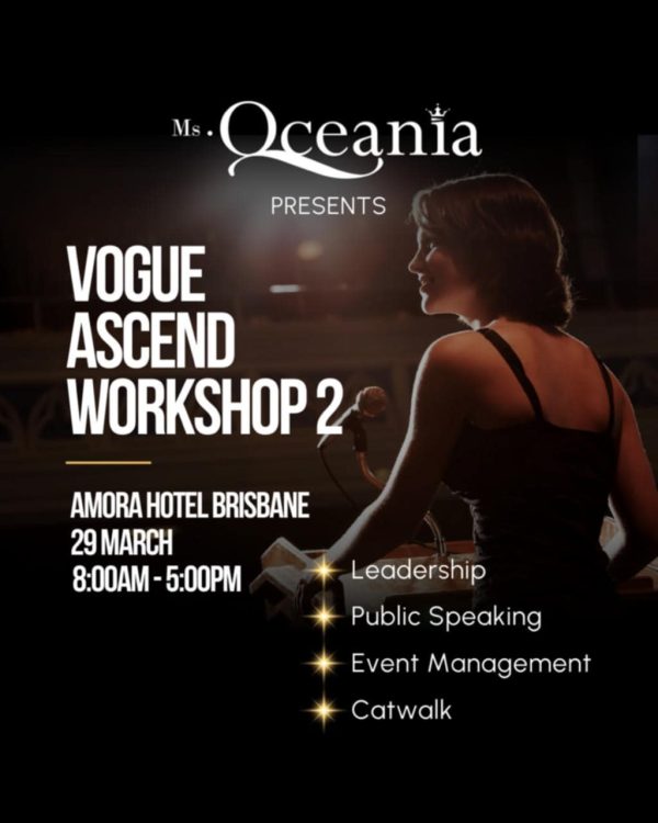Vogue Ascend Workshop 2 - 29 March 2025
